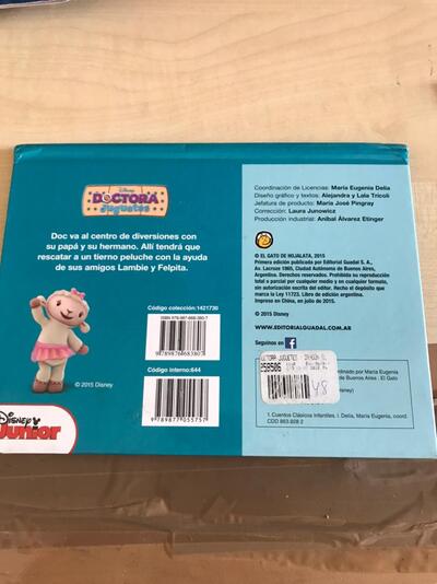 Ecolectura Disney junior doctora juguetes Pop Up dragón al