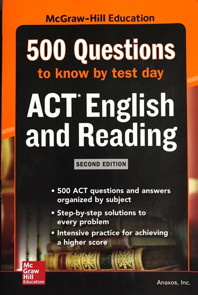 Ecolectura - 500 Questions to know by test day ACT English and Reading