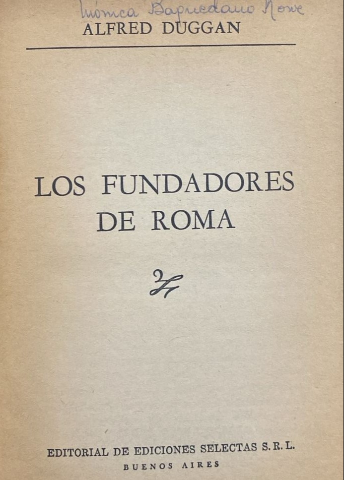 Los fundadores de Roma / Tapa Dura