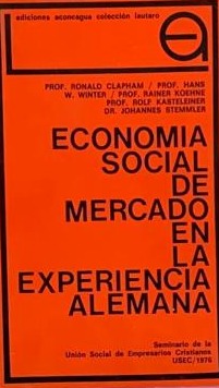 Economía social de mercado en la experiencia alemana