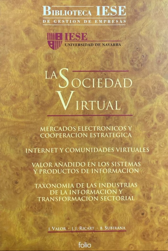 La sociedad virtual / Tapa Dura