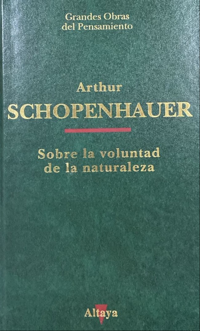 Sobre la voluntad de la naturaleza, 65 / Tapa Dura