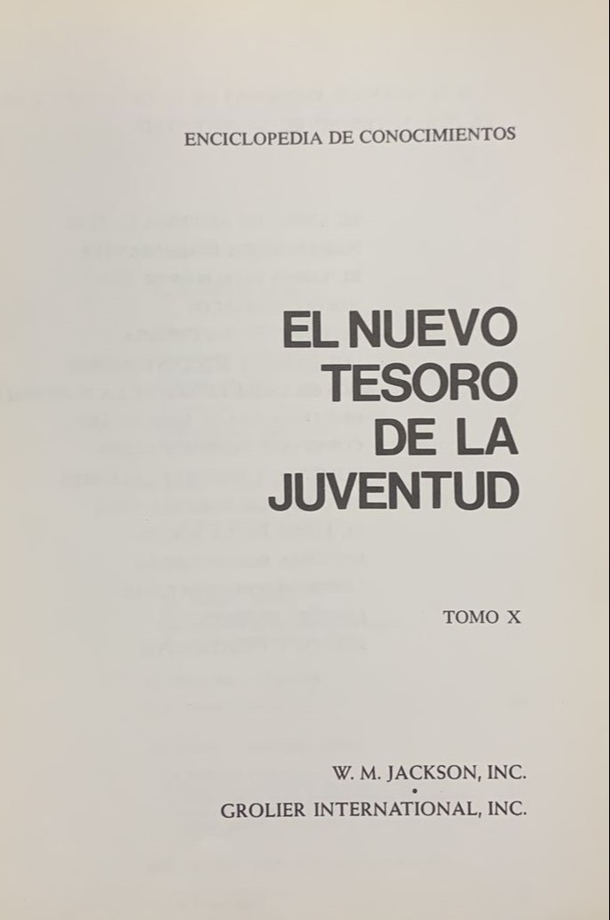 El Nuevo Tesoro de la Juventud, Tomo X / Tapa Dura