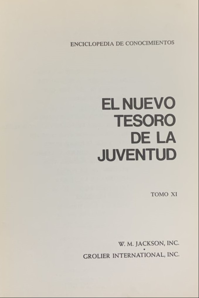 El Nuevo Tesoro de la Juventud, Tomo XI / Tapa Dura