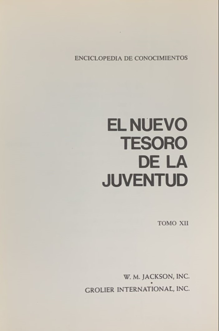 El Nuevo Tesoro de la Juventud, Tomo XII / Tapa Dura