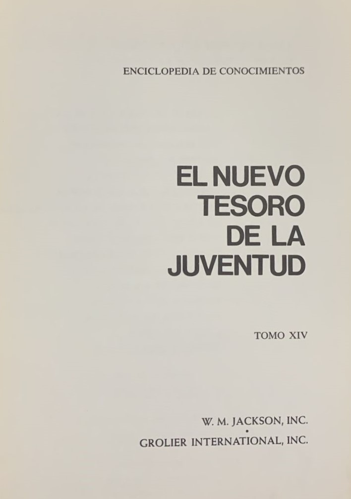 El Nuevo Tesoro de la Juventud, Tomo XIV / Tapa Dura