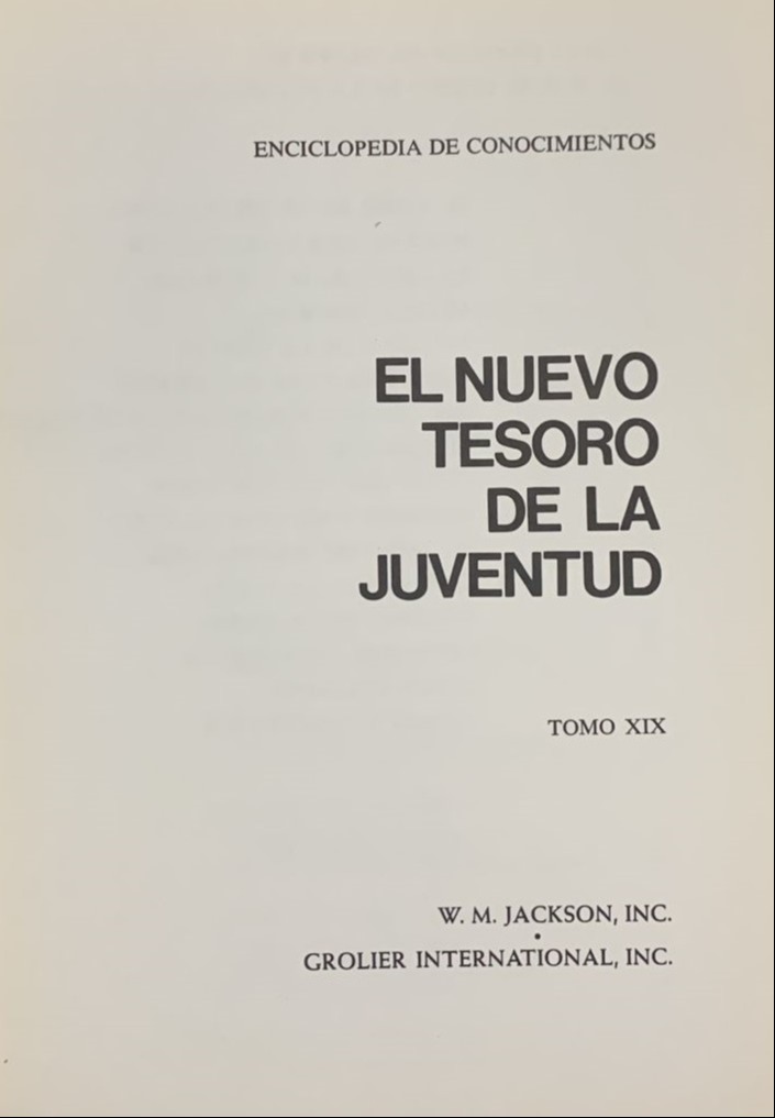 El Nuevo Tesoro de la Juventud, Tomo XIX / Tapa Dura