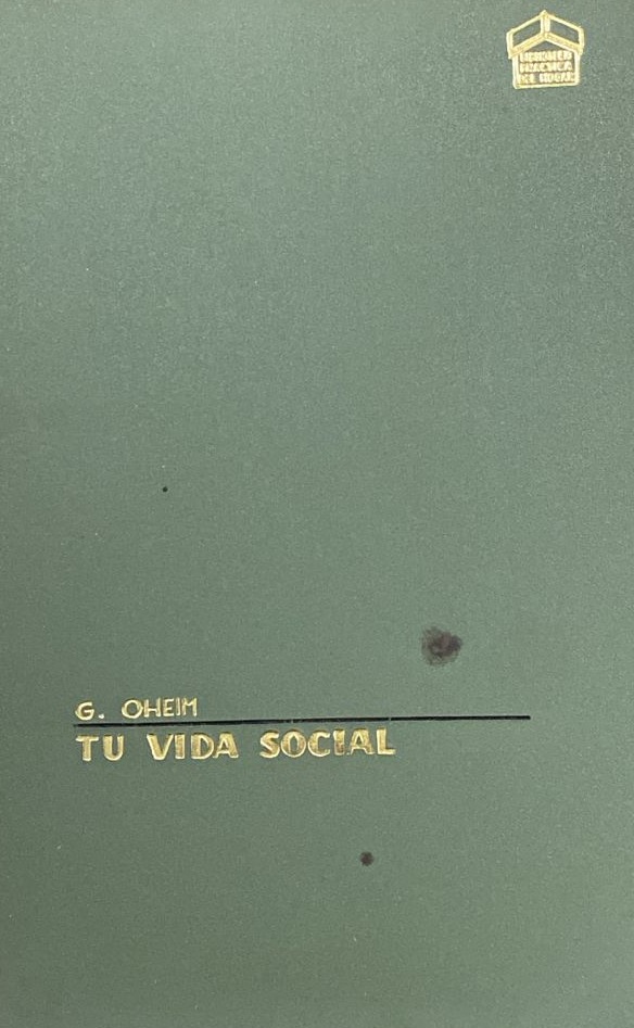 Tu vida social / Tapa dura