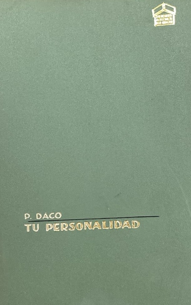 Tu personalidad / Tapa dura