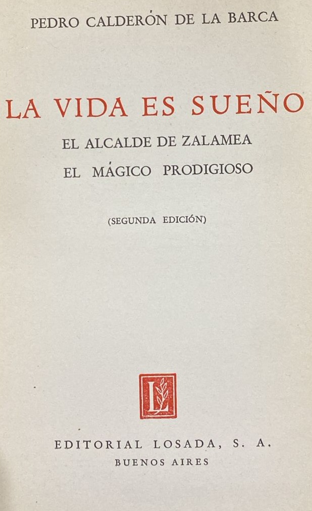La vida es sueño, 13 / Tapa Dura