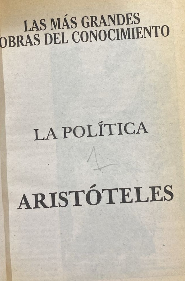 Lo más grandes obras del conomiento: La política, Tomo 1 / Tapa Dura