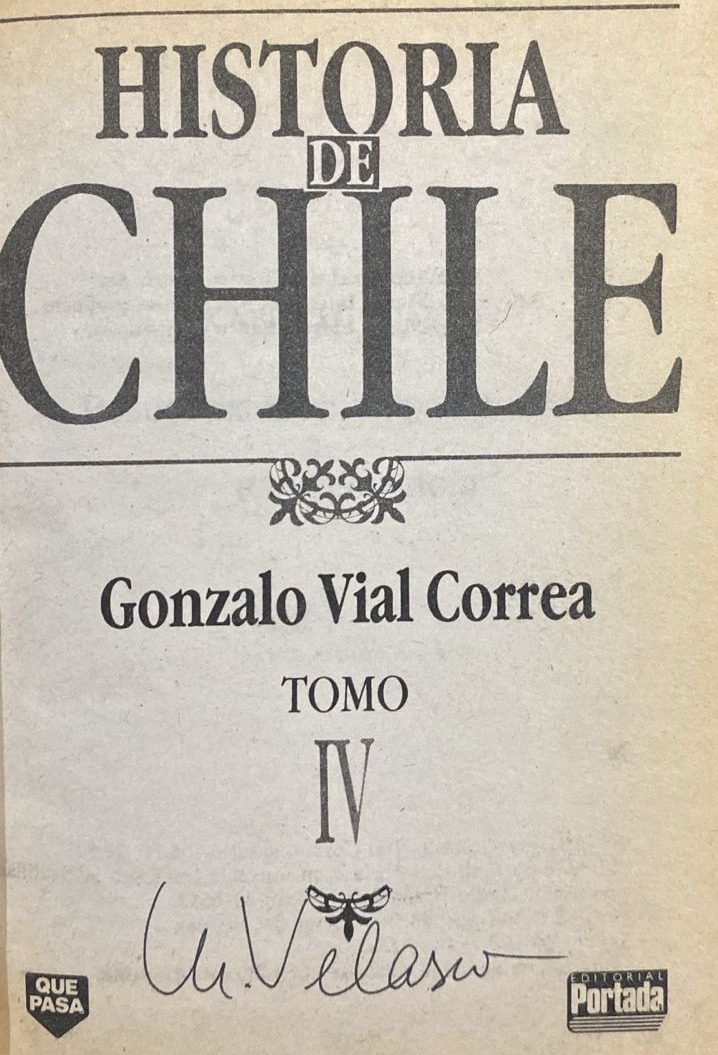 Historia de Chile (Tomo IV) / Tapa Dura