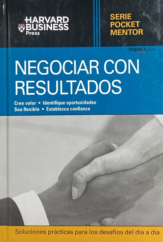 Serie Pocket Mentor: Negociar con resultados / Tapa Dura