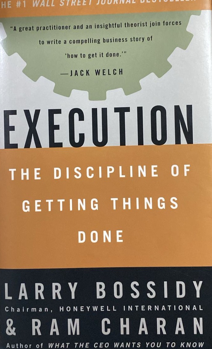 Ecolectura - Execution: The discipline of getting things done / Tapa Dura