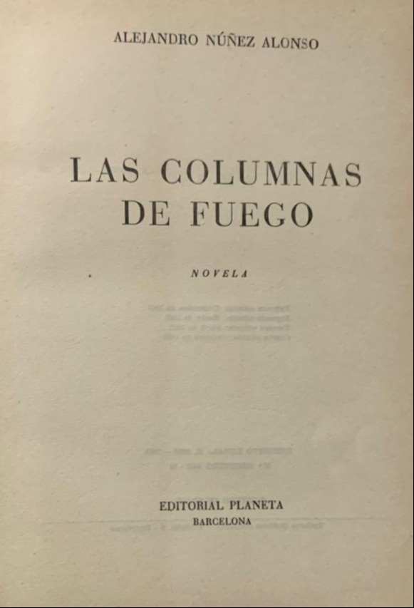 Las Columnas de Fuego / Tapa dura