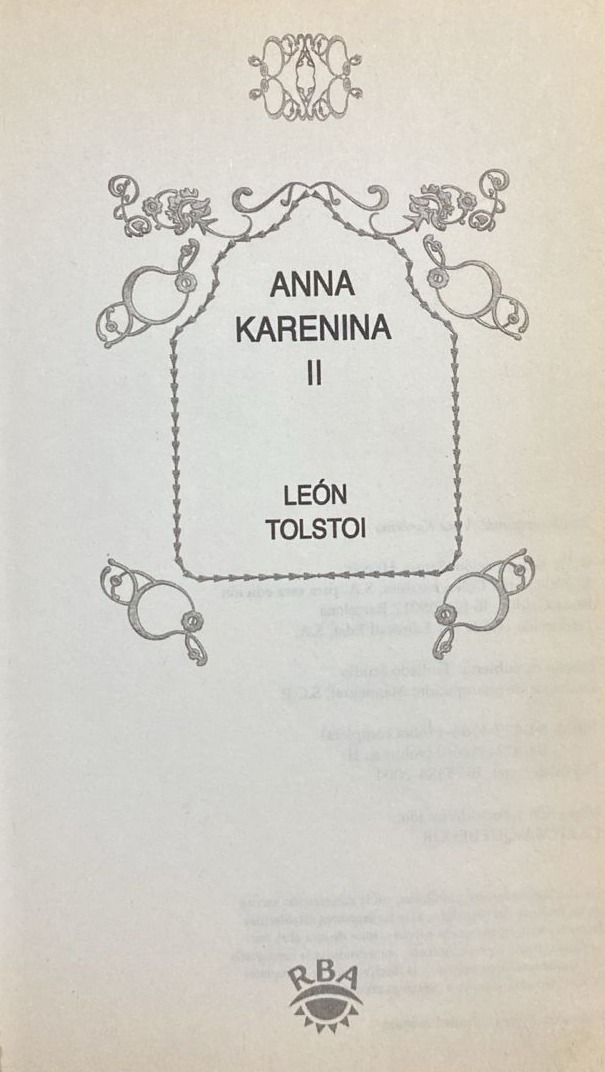 Anna Karenina II / Tapa dura
