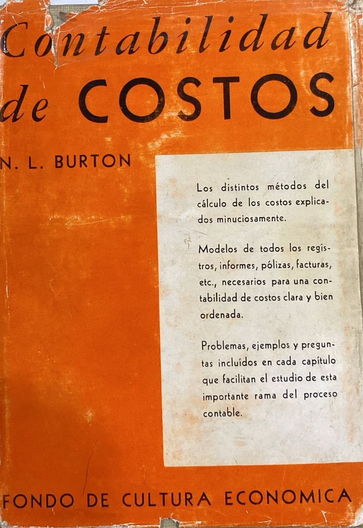 Contabilidad de costos / Tapa Dura
