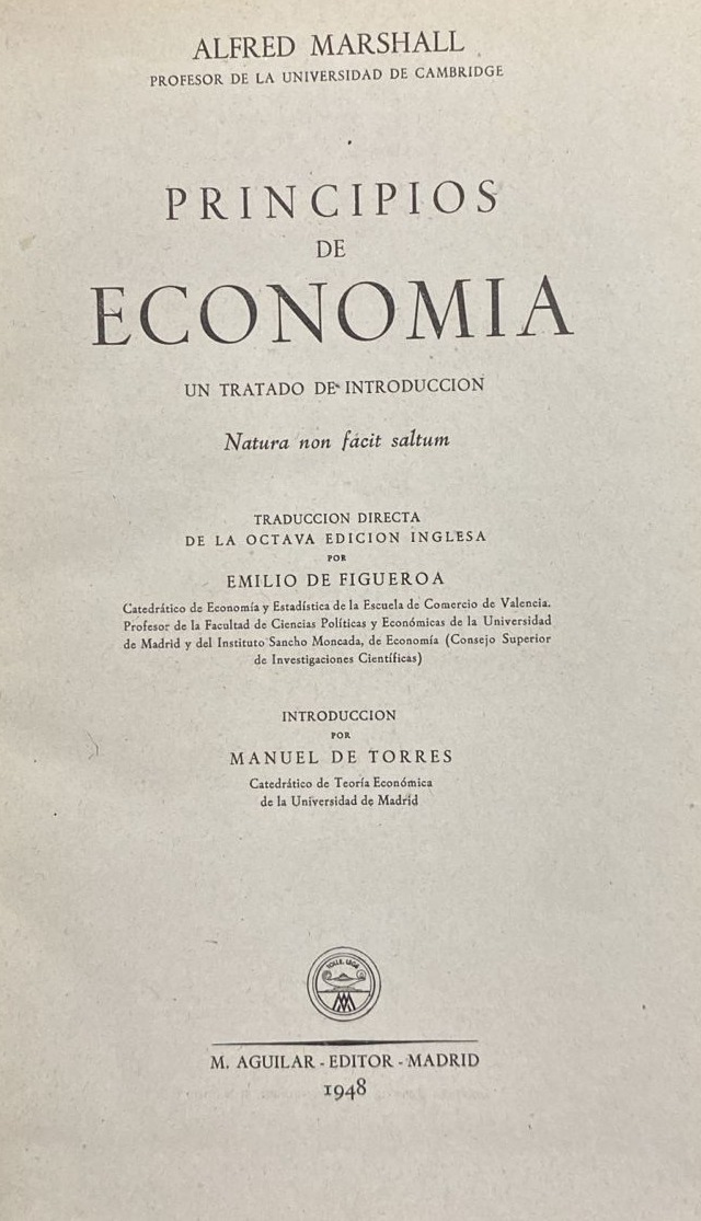 Principios de economía / Tapa Dura