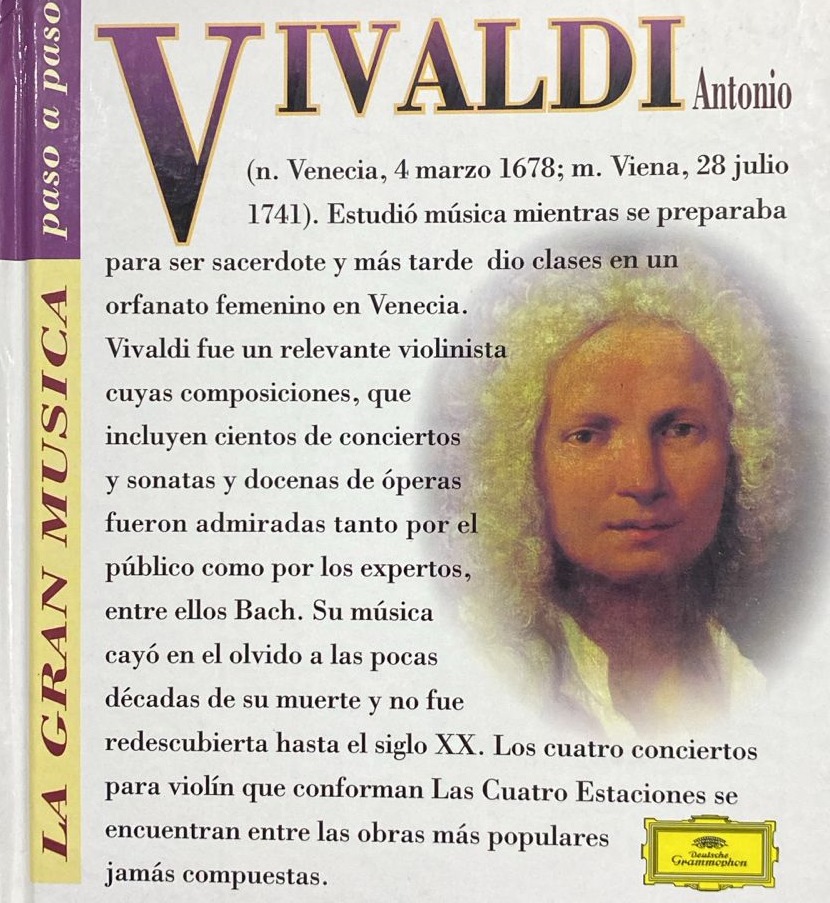 Vivaldi: La gran música paso a paso / Tapa Dura