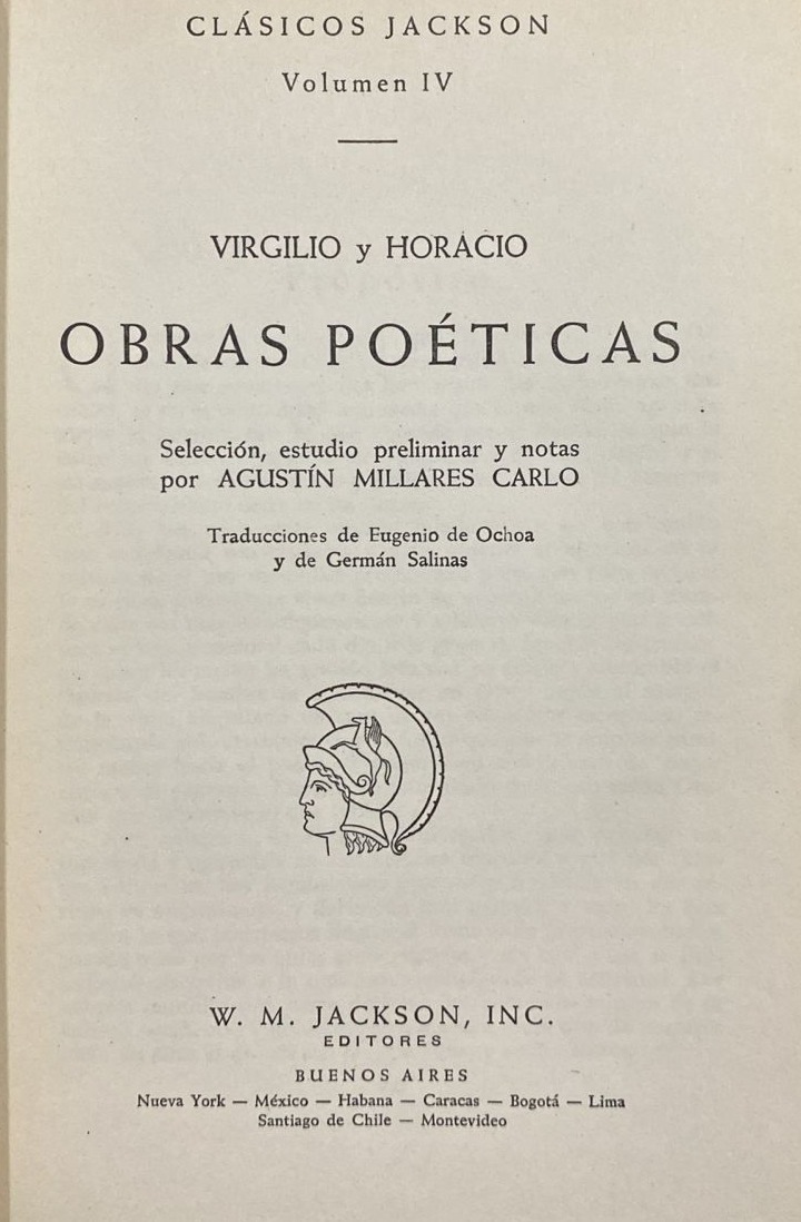 Obras Poéticas, Volumen IV / Tapa Dura