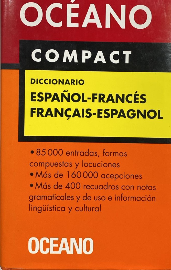 Océano Compact Diccionario Español-Francés / Tapa Dura