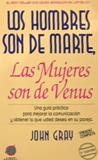 Los hombres son de Marte, las mujeres son de Venus