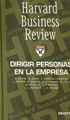 Harvard Business Review: Dirigir personas en la empresa / Tapa Dura