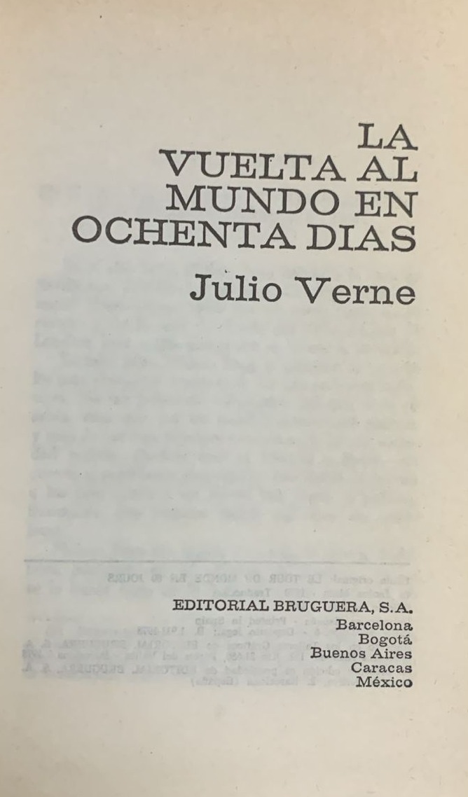 La vuelta al mundo en ochenta días / Tapa Dura