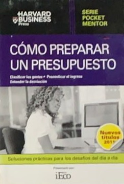 Serie Pocket Mentor: Cómo preparar un presupuesto / Tapa Dura