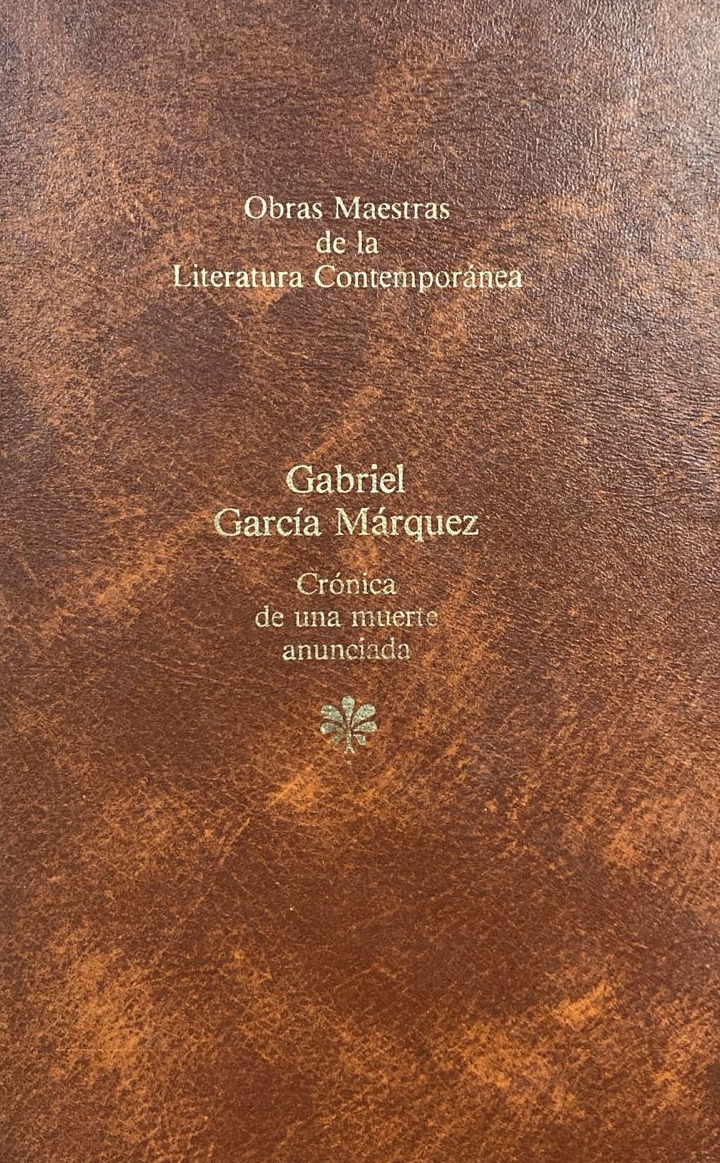 Crónica de una muerte anunciada / Tapa Dura