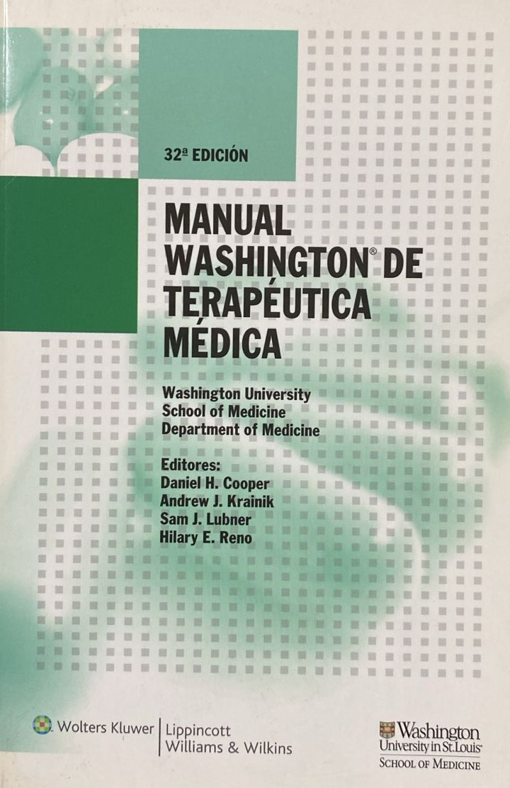 Manual Washington de Terapéutica Médica