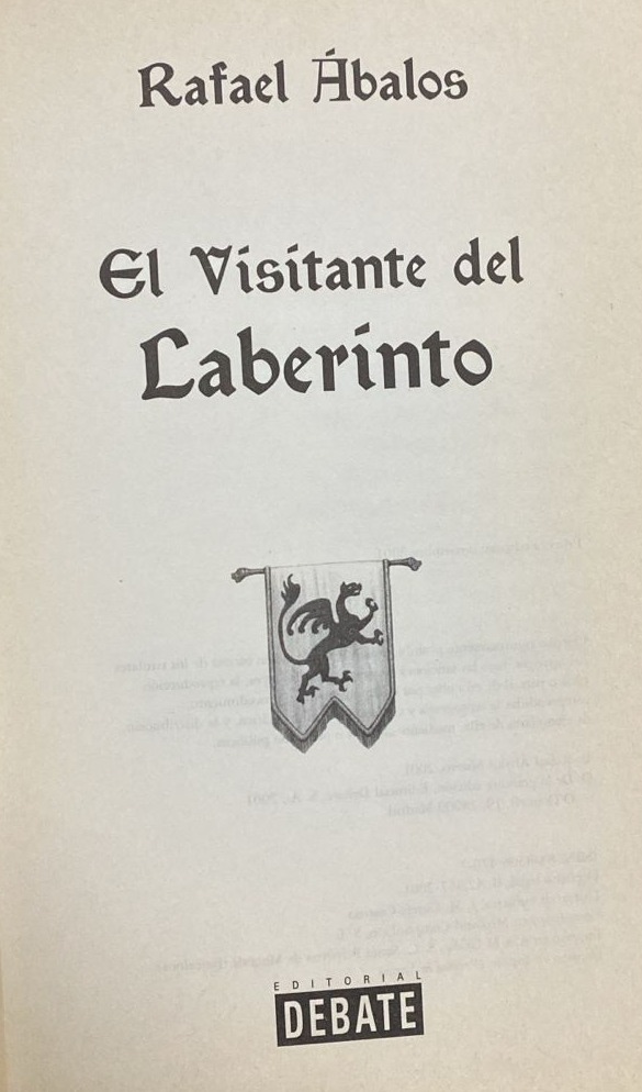 El visitante del laberinto / Tapa Dura