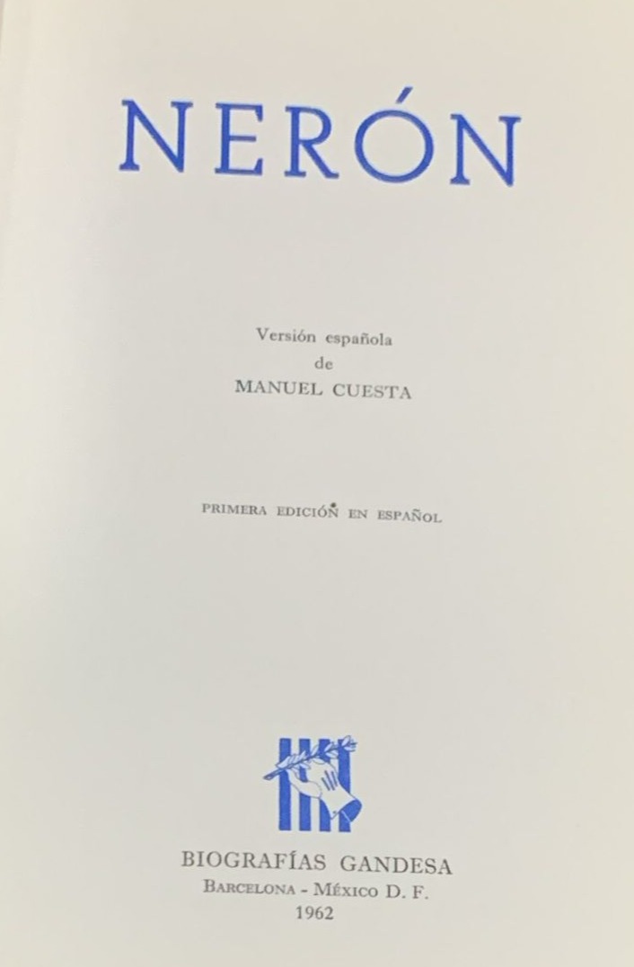 Nerón / Tapa Dura