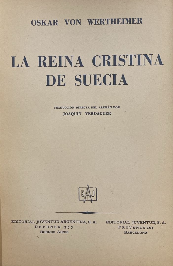 La reina Cristina de Suecia / Tapa Dura