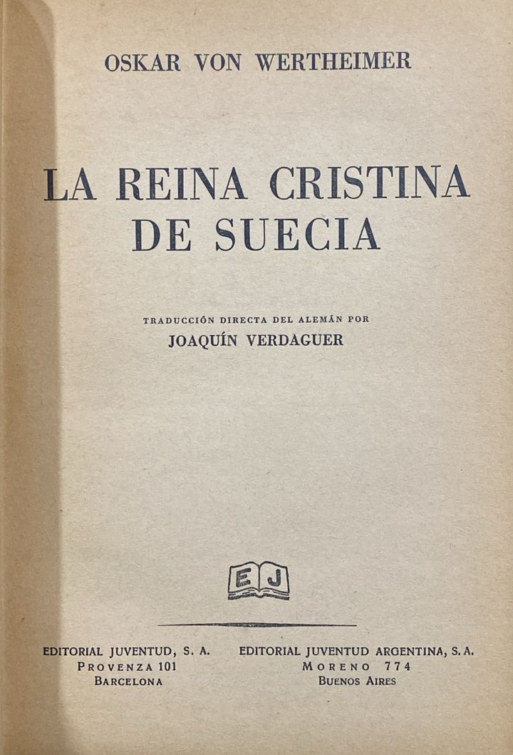 La reina Cristina de Suecia / Tapa Dura