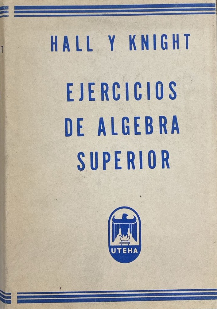 Ejercicios de álgebra superior / Tapa Dura