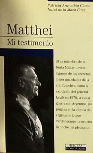 Matthei: Mi testimonio