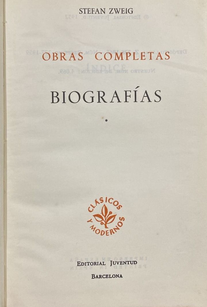 Obras completas: Biografías