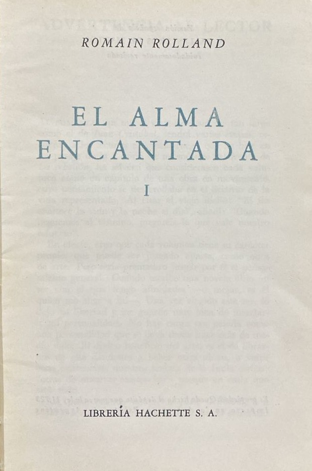 El alma encantada I