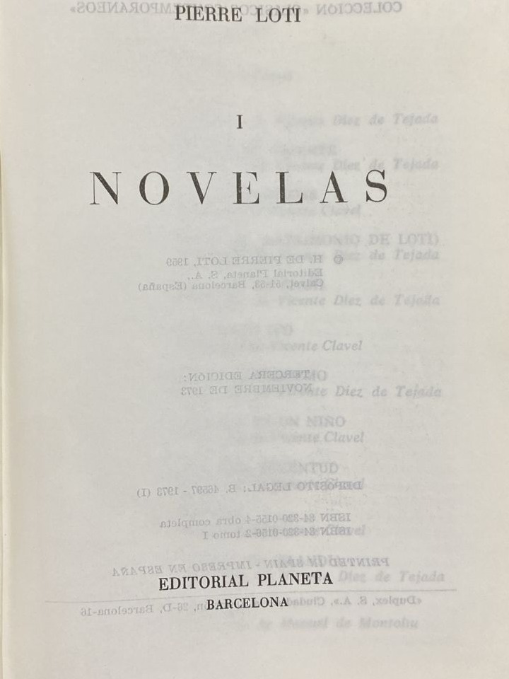 Novelas I / Tapa Dura