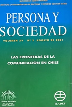 Persona y sociedad: Volumen XV N°2 Agosto de 2001 