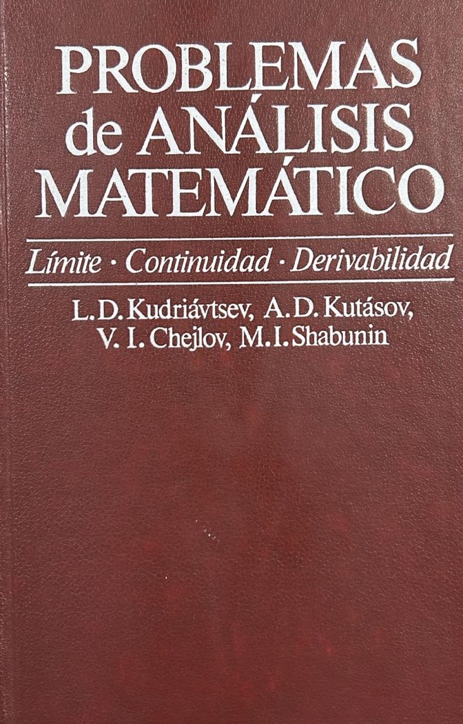 Problemas de Análisis Matemático / Tapa Dura