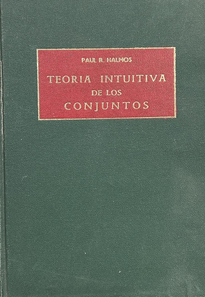 Teoría intuitiva de los conjuntos / Tapa Dura