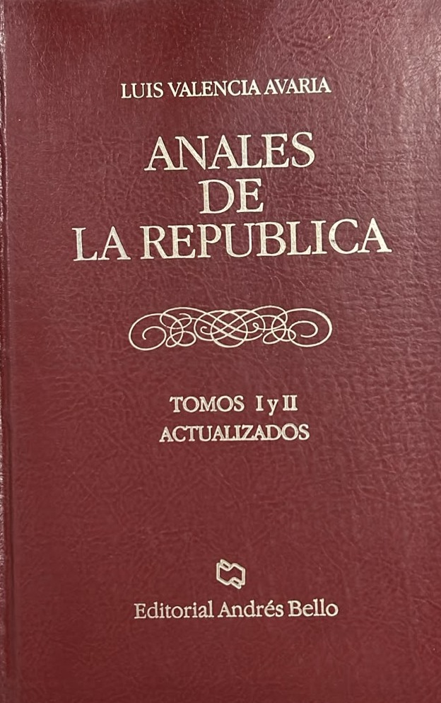 Anales de la República, Tomos I y II Actualizados / Tapa Dura
