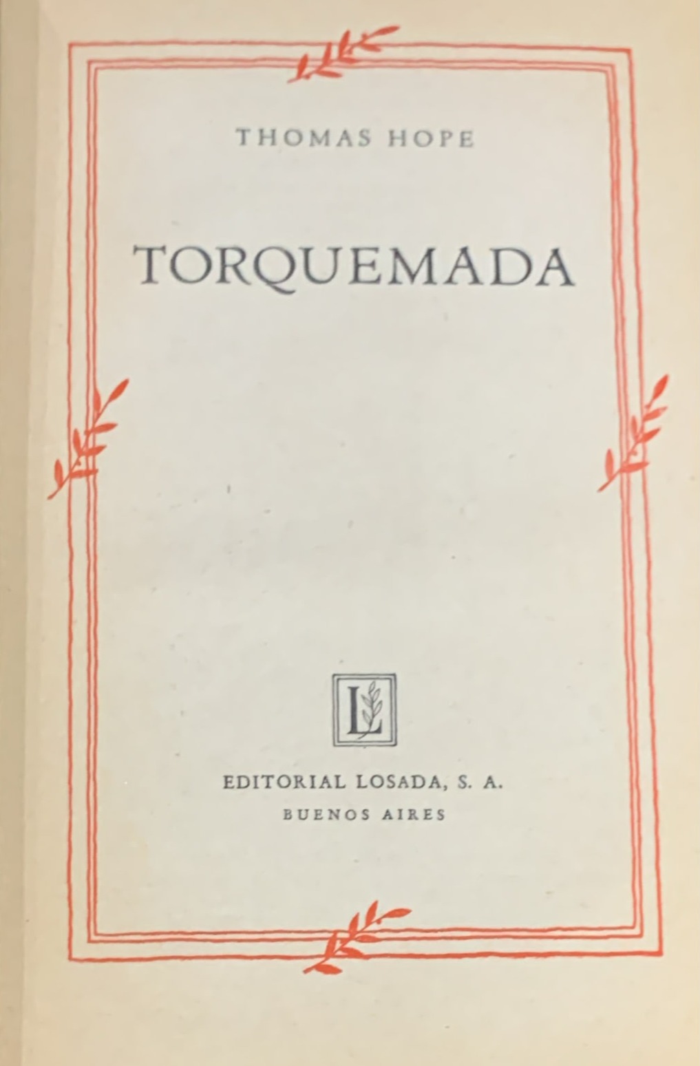 Torquemada / Tapa Dura