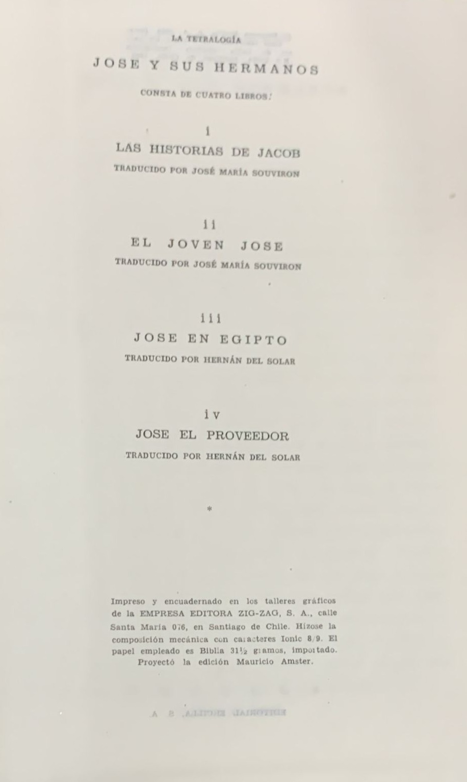 José y sus Hermanos: Las historias de Jacob - El joven José - José en Egipto - José el Proveedor/ Tapa Dura