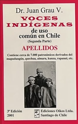 Voces indígenas de uso común en Chile (Segunda Parte): Apellidos