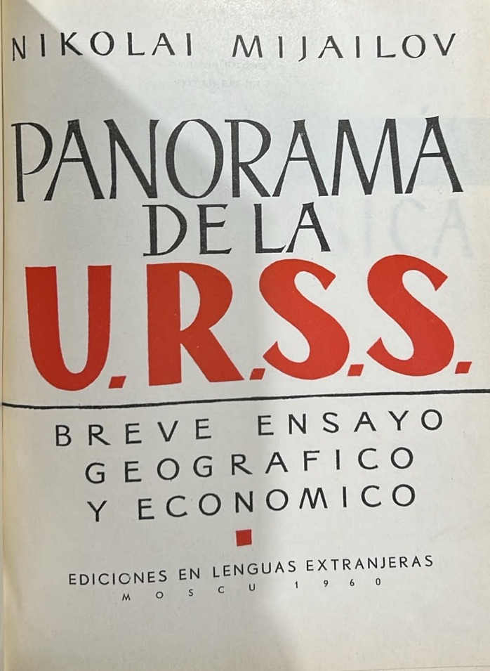 Panorama de la U.R.S.S. / Tapa Dura