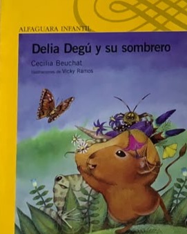 Delia Degú y su sombrero