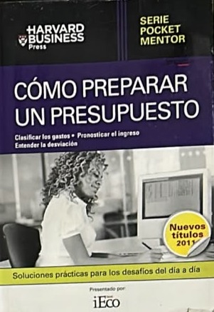 Serie Pocket Mentor: Cómo preparar un presupuesto / Tapa Dura